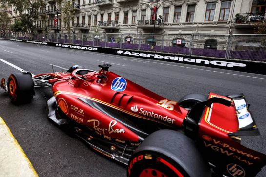 Charles Leclerc (MON) Ferrari SF-24.
14.09.2024. Formula 1 World Championship, Rd 17, Azerbaijan Grand Prix, Baku Street Circuit, Azerbaijan, Qualifying Day.
- www.xpbimages.com, EMail: requests@xpbimages.com © Copyright: Charniaux / XPB Images