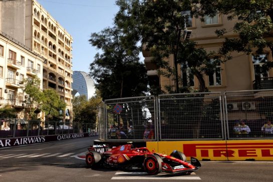 Carlos Sainz Jr (ESP) Ferrari SF-24.
14.09.2024. Formula 1 World Championship, Rd 17, Azerbaijan Grand Prix, Baku Street Circuit, Azerbaijan, Qualifying Day.
- www.xpbimages.com, EMail: requests@xpbimages.com © Copyright: Coates / XPB Images