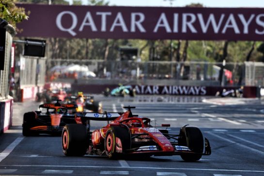 Charles Leclerc (MON) Ferrari SF-24.
15.09.2024. Formula 1 World Championship, Rd 17, Azerbaijan Grand Prix, Baku Street Circuit, Azerbaijan, Race Day.
- www.xpbimages.com, EMail: requests@xpbimages.com © Copyright: Coates / XPB Images