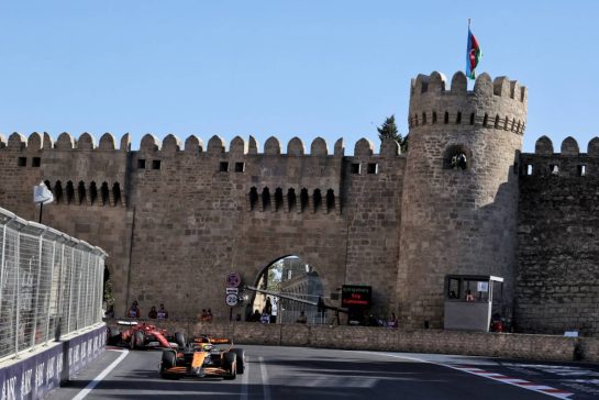 Oscar Piastri (AUS) McLaren MCL38.
15.09.2024. Formula 1 World Championship, Rd 17, Azerbaijan Grand Prix, Baku Street Circuit, Azerbaijan, Race Day.
- www.xpbimages.com, EMail: requests@xpbimages.com © Copyright: Bearne / XPB Images