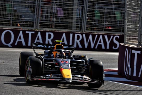Sergio Perez (MEX) Red Bull Racing RB20.
15.09.2024. Formula 1 World Championship, Rd 17, Azerbaijan Grand Prix, Baku Street Circuit, Azerbaijan, Race Day.
- www.xpbimages.com, EMail: requests@xpbimages.com © Copyright: Coates / XPB Images