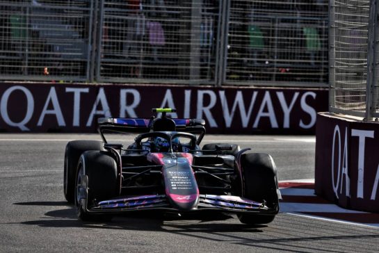 Pierre Gasly (FRA) Alpine F1 Team A524.
15.09.2024. Formula 1 World Championship, Rd 17, Azerbaijan Grand Prix, Baku Street Circuit, Azerbaijan, Race Day.
- www.xpbimages.com, EMail: requests@xpbimages.com © Copyright: Coates / XPB Images
