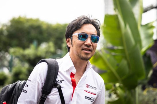 Ayao Komatsu (JPN) Haas F1 Team Principal.
19.09.2024. Formula 1 World Championship, Rd 18, Singapore Grand Prix, Marina Bay Street Circuit, Singapore, Preparation Day.
- www.xpbimages.com, EMail: requests@xpbimages.com © Copyright: Bearne / XPB Images