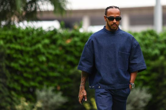 Lewis Hamilton (GBR), Mercedes AMG F1  
19.09.2024. Formula 1 World Championship, Rd 18, Singapore Grand Prix, Marina Bay Street Circuit, Singapore, Preparation Day.
- www.xpbimages.com, EMail: requests@xpbimages.com © Copyright: Charniaux / XPB Images