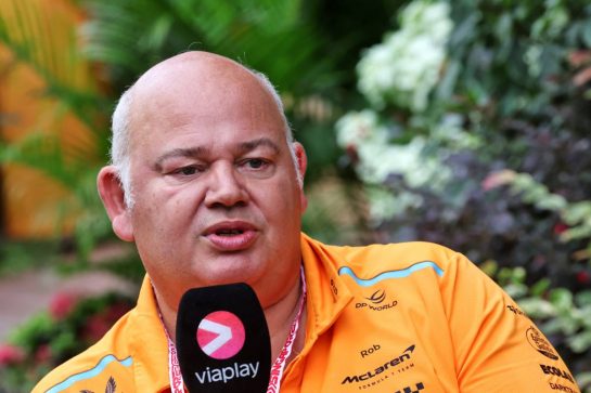 Rob Marshall (GBR) McLaren Chief Designer.
19.09.2024. Formula 1 World Championship, Rd 18, Singapore Grand Prix, Marina Bay Street Circuit, Singapore, Preparation Day.
- www.xpbimages.com, EMail: requests@xpbimages.com © Copyright: Moy / XPB Images