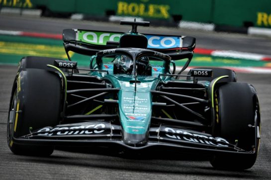 Lance Stroll (CDN) Aston Martin F1 Team AMR24.
21.09.2024. Formula 1 World Championship, Rd 18, Singapore Grand Prix, Marina Bay Street Circuit, Singapore, Qualifying Day.
- www.xpbimages.com, EMail: requests@xpbimages.com © Copyright: Coates / XPB Images