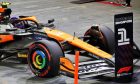 Pole sitter Lando Norris (GBR) McLaren MCL38 in qualifying parc ferme. 21.09.2024. Formula 1 World Championship, Rd 18, Singapore Grand Prix, Marina Bay Street Circuit, Singapore, Qualifying Day. - www.xpbimages.com, EMail: requests@xpbimages.com © Copyright: Batchelor / XPB Images