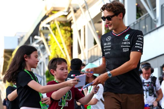 George Russell (GBR) Mercedes AMG F1.
22.09.2024. Formula 1 World Championship, Rd 18, Singapore Grand Prix, Marina Bay Street Circuit, Singapore, Race Day.
- www.xpbimages.com, EMail: requests@xpbimages.com © Copyright: Coates / XPB Images