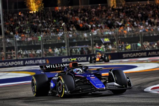 Franco Colapinto (ARG) Williams Racing FW46.
22.09.2024. Formula 1 World Championship, Rd 18, Singapore Grand Prix, Marina Bay Street Circuit, Singapore, Race Day.
- www.xpbimages.com, EMail: requests@xpbimages.com © Copyright: Batchelor / XPB Images