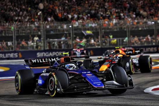 Franco Colapinto (ARG) Williams Racing FW46.
22.09.2024. Formula 1 World Championship, Rd 18, Singapore Grand Prix, Marina Bay Street Circuit, Singapore, Race Day.
- www.xpbimages.com, EMail: requests@xpbimages.com © Copyright: Batchelor / XPB Images