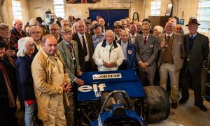 Sir Jackie officially opens the Tyrrell Shed at Goodwood