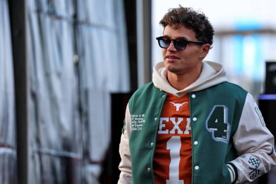 Lando Norris (GBR) McLaren.
17.10.2024. Formula 1 World Championship, Rd 19, United States Grand Prix, Austin, Texas, USA, Preparation Day.
- www.xpbimages.com, EMail: requests@xpbimages.com © Copyright: Rew / XPB Images