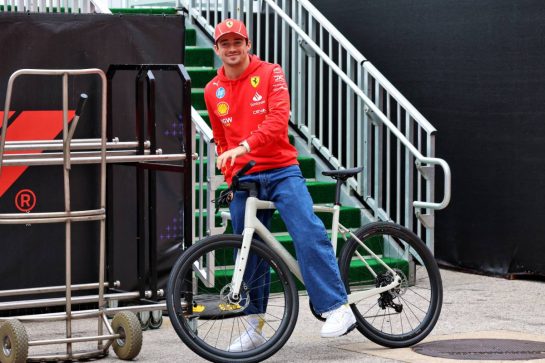 Charles Leclerc (MON) Ferrari.
17.10.2024. Formula 1 World Championship, Rd 19, United States Grand Prix, Austin, Texas, USA, Preparation Day.
- www.xpbimages.com, EMail: requests@xpbimages.com © Copyright: Rew / XPB Images