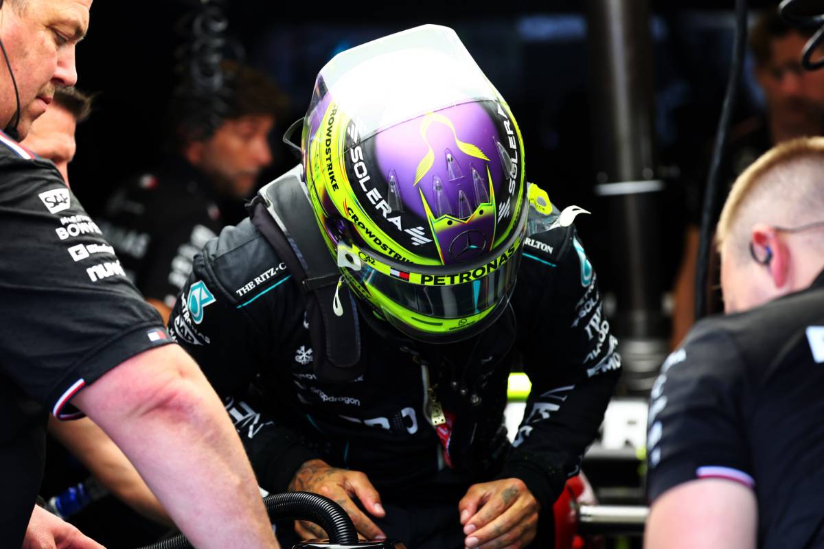 Lewis Hamilton (GBR) Mercedes AMG F1 W15. 18.10.2024. Formula 1 World Championship, Rd 19, United States Grand Prix, Austin, Texas, USA, Sprint Qualifying Day - www.xpbimages.com, EMail: requests@xpbimages.com © Copyright: Batchelor / XPB Images