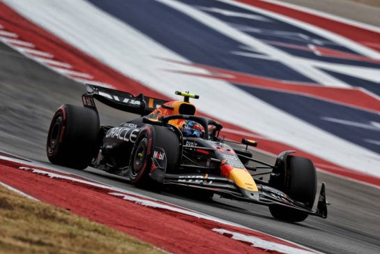 Sergio Perez (MEX) Red Bull Racing RB20.
18.10.2024. Formula 1 World Championship, Rd 19, United States Grand Prix, Austin, Texas, USA, Sprint Qualifying Day
- www.xpbimages.com, EMail: requests@xpbimages.com © Copyright: Moy / XPB Images