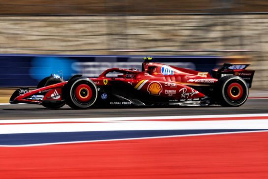 Carlos Sainz Jr (ESP) Ferrari SF-24.
18.10.2024. Formula 1 World Championship, Rd 19, United States Grand Prix, Austin, Texas, USA, Sprint Qualifying Day
- www.xpbimages.com, EMail: requests@xpbimages.com © Copyright: Rew / XPB Images