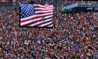 Circuit atmosphere - fans in the grandstand. 20.10.2024. Formula 1 World Championship, Rd 19, United States Grand Prix, Austin, Texas, USA, Race Day. - www.xpbimages.com, EMail: requests@xpbimages.com © Copyright: Moy / XPB Images