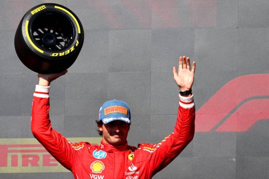 2nd place Carlos Sainz Jr (ESP) Ferrari.
20.10.2024. Formula 1 World Championship, Rd 19, United States Grand Prix, Austin, Texas, USA, Race Day.
- www.xpbimages.com, EMail: requests@xpbimages.com © Copyright: Batchelor / XPB Images