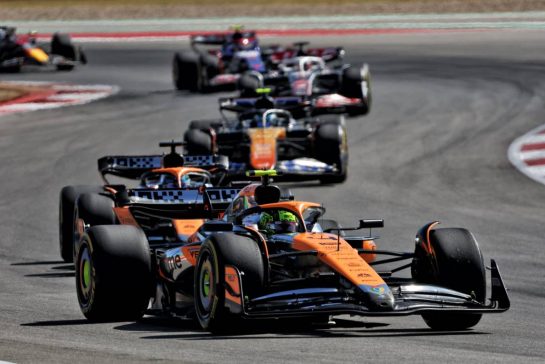 Lando Norris (GBR) McLaren MCL38.
20.10.2024. Formula 1 World Championship, Rd 19, United States Grand Prix, Austin, Texas, USA, Race Day.
- www.xpbimages.com, EMail: requests@xpbimages.com © Copyright: Bearne / XPB Images