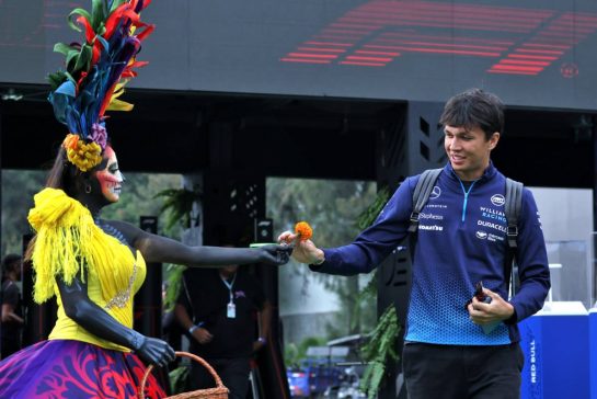 Alexander Albon (THA) Williams Racing.
24.10.2024. Formula 1 World Championship, Rd 20, Mexican Grand Prix, Mexico City, Mexico, Preparation Day.
- www.xpbimages.com, EMail: requests@xpbimages.com © Copyright: Bearne / XPB Images