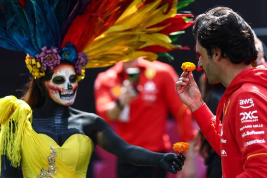 Carlos Sainz Jr (ESP), Scuderia Ferrari 
24.10.2024. Formula 1 World Championship, Rd 20, Mexican Grand Prix, Mexico City, Mexico, Preparation Day.
- www.xpbimages.com, EMail: requests@xpbimages.com © Copyright: Charniaux / XPB Images