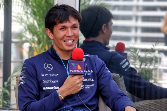 Alexander Albon (THA) Williams Racing.
24.10.2024. Formula 1 World Championship, Rd 20, Mexican Grand Prix, Mexico City, Mexico, Preparation Day.
- www.xpbimages.com, EMail: requests@xpbimages.com © Copyright: Bearne / XPB Images