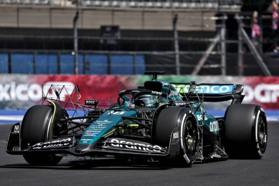 Lance Stroll (CDN) Aston Martin F1 Team AMR24 running sensor equipment.
25.10.2024. Formula 1 World Championship, Rd 20, Mexican Grand Prix, Mexico City, Mexico, Practice Day.
- www.xpbimages.com, EMail: requests@xpbimages.com © Copyright: Moy / XPB Images