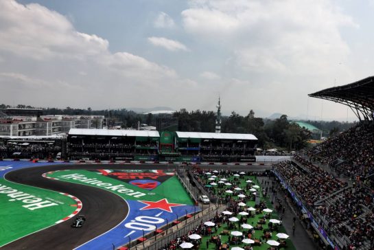 George Russell (GBR) Mercedes AMG F1 W15.
26.10.2024. Formula 1 World Championship, Rd 20, Mexican Grand Prix, Mexico City, Mexico, Qualifying Day.
- www.xpbimages.com, EMail: requests@xpbimages.com © Copyright: Coates / XPB Images