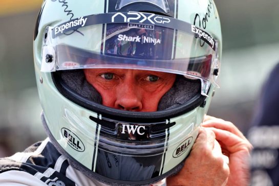 Brad Pitt (USA) Actor - APEX F1, on the grid.
27.10.2024. Formula 1 World Championship, Rd 20, Mexican Grand Prix, Mexico City, Mexico, Race Day.
- www.xpbimages.com, EMail: requests@xpbimages.com © Copyright: Batchelor / XPB Images