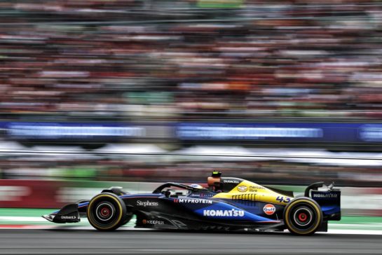 Franco Colapinto (ARG) Williams Racing FW46.
27.10.2024. Formula 1 World Championship, Rd 20, Mexican Grand Prix, Mexico City, Mexico, Race Day.
- www.xpbimages.com, EMail: requests@xpbimages.com © Copyright: Moy / XPB Images