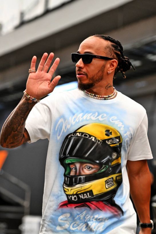 Lewis Hamilton (GBR) Mercedes AMG F1.
31.10.2024. Formula 1 World Championship, Rd 21, Brazilian Grand Prix, Sao Paulo, Brazil, Preparation Day.
- www.xpbimages.com, EMail: requests@xpbimages.com © Copyright: Price / XPB Images