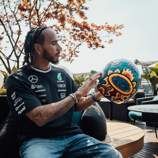 Lewis Hamilton Invites Young Artists to Design Helmets for 2024 F1 Season