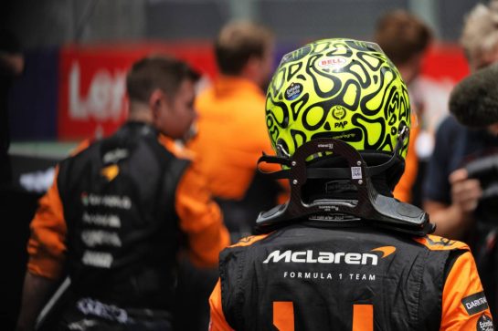 Lando Norris (GBR) McLaren.
02.11.2024. Formula 1 World Championship, Rd 21, Brazilian Grand Prix, Sao Paulo, Brazil, Sprint and Qualifying Day.
- www.xpbimages.com, EMail: requests@xpbimages.com © Copyright: Price / XPB Images