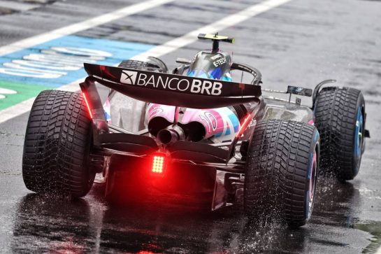 Pierre Gasly (FRA) Alpine F1 Team A524 leaves the pits.
03.11.2024. Formula 1 World Championship, Rd 21, Brazilian Grand Prix, Sao Paulo, Brazil, Race Day.
- www.xpbimages.com, EMail: requests@xpbimages.com © Copyright: Batchelor / XPB Images