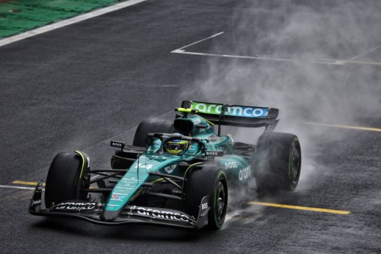 Fernando Alonso (ESP) Aston Martin F1 Team AMR24.
03.11.2024. Formula 1 World Championship, Rd 21, Brazilian Grand Prix, Sao Paulo, Brazil, Race Day.
- www.xpbimages.com, EMail: requests@xpbimages.com © Copyright: Batchelor / XPB Images