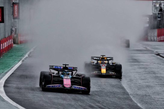 Esteban Ocon (FRA) Alpine F1 Team A524.
03.11.2024. Formula 1 World Championship, Rd 21, Brazilian Grand Prix, Sao Paulo, Brazil, Race Day.
- www.xpbimages.com, EMail: requests@xpbimages.com © Copyright: Charniaux / XPB Images
