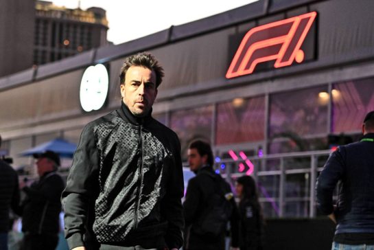 Fernando Alonso (ESP) Aston Martin F1 Team.
20.11.2024. Formula 1 World Championship, Rd 22, Las Vegas Grand Prix, Las Vegas, Nevada, USA, Preparation Day.
- www.xpbimages.com, EMail: requests@xpbimages.com © Copyright: Price / XPB Images