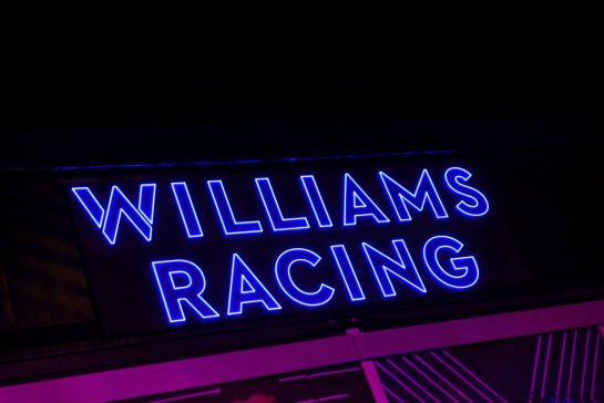 Williams Racing logo.
20.11.2024. Formula 1 World Championship, Rd 22, Las Vegas Grand Prix, Las Vegas, Nevada, USA, Preparation Day.
- www.xpbimages.com, EMail: requests@xpbimages.com © Copyright: Batchelor / XPB Images