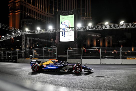 Alexander Albon (THA) Williams Racing FW46.
21.11.2024. Formula 1 World Championship, Rd 22, Las Vegas Grand Prix, Las Vegas, Nevada, USA, Practice Day
- www.xpbimages.com, EMail: requests@xpbimages.com © Copyright: Price / XPB Images