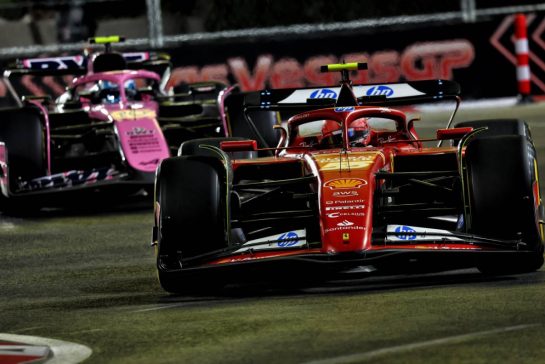 Carlos Sainz Jr (ESP) Ferrari SF-24.
21.11.2024. Formula 1 World Championship, Rd 22, Las Vegas Grand Prix, Las Vegas, Nevada, USA, Practice Day
- www.xpbimages.com, EMail: requests@xpbimages.com © Copyright: Charniaux / XPB Images