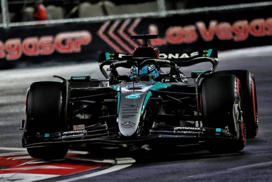 George Russell (GBR) Mercedes AMG F1 W15.
21.11.2024. Formula 1 World Championship, Rd 22, Las Vegas Grand Prix, Las Vegas, Nevada, USA, Practice Day
- www.xpbimages.com, EMail: requests@xpbimages.com © Copyright: Charniaux / XPB Images
