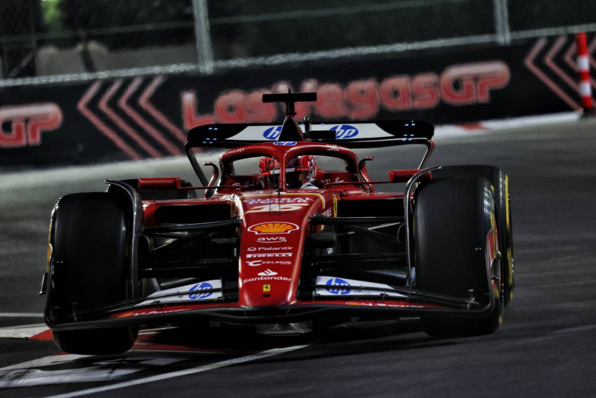Charles Leclerc (MON) Ferrari SF-24. 11/21/2024. Formula 1 World Championship, Rd 22, Las Vegas Grand Prix, Las Vegas, Nevada, USA, Practice Day - www.xpbimages.com, EMail: requests@xpbimages.com © Copyright: Charniaux / XPB Images