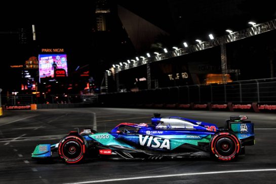 Liam Lawson (NZL) RB VCARB 01.
21.11.2024. Formula 1 World Championship, Rd 22, Las Vegas Grand Prix, Las Vegas, Nevada, USA, Practice Day
- www.xpbimages.com, EMail: requests@xpbimages.com © Copyright: Charniaux / XPB Images