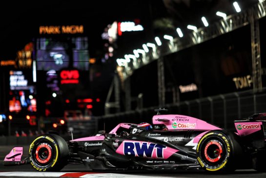 Esteban Ocon (FRA) Alpine F1 Team A524.
21.11.2024. Formula 1 World Championship, Rd 22, Las Vegas Grand Prix, Las Vegas, Nevada, USA, Practice Day
- www.xpbimages.com, EMail: requests@xpbimages.com © Copyright: Charniaux / XPB Images