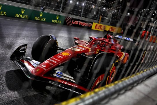 Charles Leclerc (MON) Ferrari SF-24.
21.11.2024. Formula 1 World Championship, Rd 22, Las Vegas Grand Prix, Las Vegas, Nevada, USA, Practice Day
- www.xpbimages.com, EMail: requests@xpbimages.com © Copyright: Charniaux / XPB Images