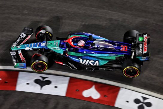 Liam Lawson (NZL) RB VCARB 01.
21.11.2024. Formula 1 World Championship, Rd 22, Las Vegas Grand Prix, Las Vegas, Nevada, USA, Practice Day
- www.xpbimages.com, EMail: requests@xpbimages.com © Copyright: Bearne / XPB Images