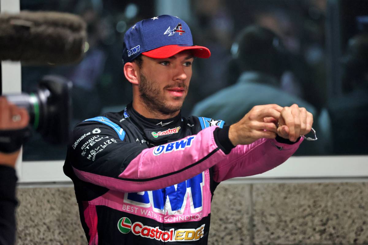 Third placed Pierre Gasly (FRA) Alpine F1 Team in qualifying parc ferme. 22.11.2024. Formula 1 World Championship, Rd 22, Las Vegas Grand Prix, Las Vegas, Nevada, USA, Qualifying Day. - www.xpbimages.com, EMail: requests@xpbimages.com © Copyright: Batchelor / XPB Images