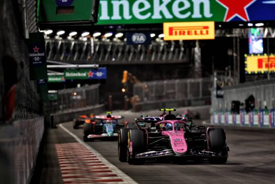 Pierre Gasly (FRA) Alpine F1 Team A524.
23.11.2024. Formula 1 World Championship, Rd 22, Las Vegas Grand Prix, Las Vegas, Nevada, USA, Race Day.
- www.xpbimages.com, EMail: requests@xpbimages.com © Copyright: Batchelor / XPB Images