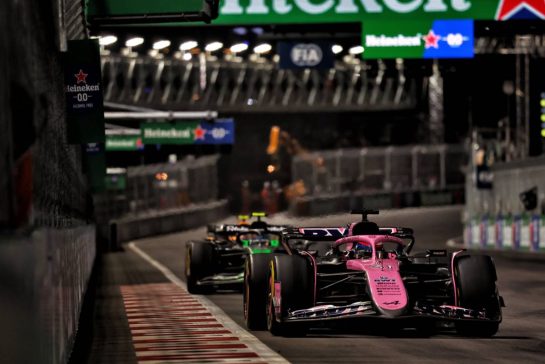 Esteban Ocon (FRA) Alpine F1 Team A524.
23.11.2024. Formula 1 World Championship, Rd 22, Las Vegas Grand Prix, Las Vegas, Nevada, USA, Race Day.
- www.xpbimages.com, EMail: requests@xpbimages.com © Copyright: Batchelor / XPB Images