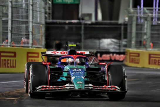 Yuki Tsunoda (JPN) RB VCARB 01.
23.11.2024. Formula 1 World Championship, Rd 22, Las Vegas Grand Prix, Las Vegas, Nevada, USA, Race Day.
- www.xpbimages.com, EMail: requests@xpbimages.com © Copyright: Moy / XPB Images